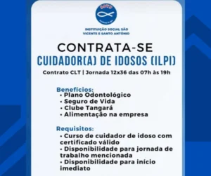 Vaga para Cuidador(a) de Idosos